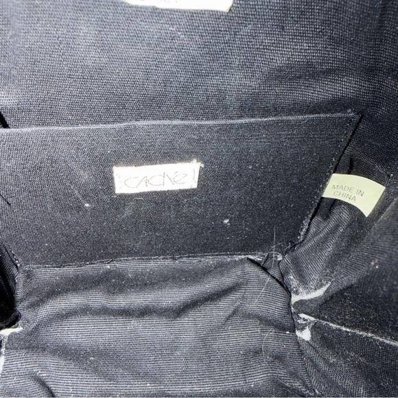 Cache Vintage Y2K Black Velvet and Satin Crossbody Evening Bag - Picture 5 of 12